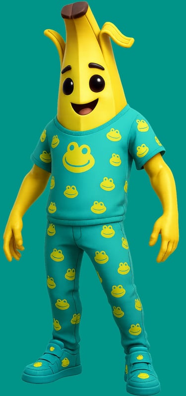 a cartoon character wearing a blue pajamas suit