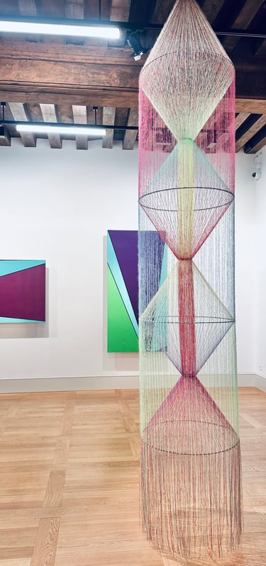 Chromo Column, 2026 Exhibition Formes Ouvertes Institute Suédois Paris©16mag