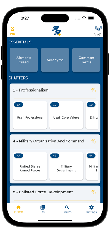 promotion ready air force screenshot