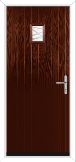 ROSEWOOD DOR WITH RICHMOND GLASS