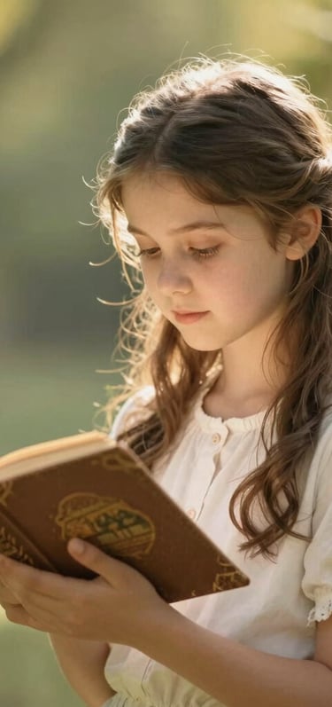 A serene forest path bathed in soft morning light, symbolizing calm and clarity.