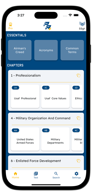 promotion ready air force screenshot
