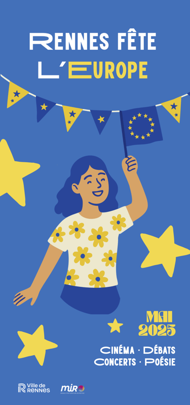 visual for the MIR's programme for the event "Rennes fête l'Europe"