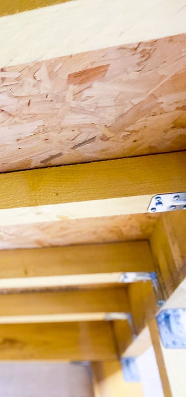 Plancher mezzanine garage Shelfi – La Garenne-Colombes – OSB 18 mm