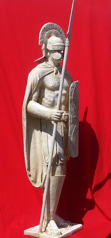 Roman Centurion Statue. Car Sales in Bega, NSW