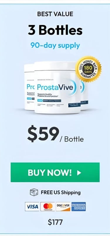 ProstaVive three bottles offier price