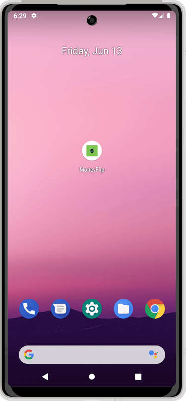 money-flip-currency-converter-android-app-logo-screen
