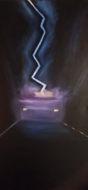Shock Strike (painting) Kylee Nicole Smith