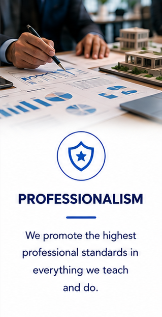 Professional standards in real estate training