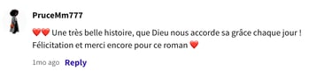 Commentaire sur le livre de wattpad