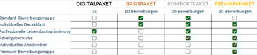 Digitale Bewerbungsservices für Kandidaten: Lebenslauf-Optimierung, Anschreiben-Vorlagen, Online-Bew