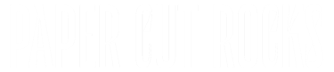 Paper Cut Rocks Logo
