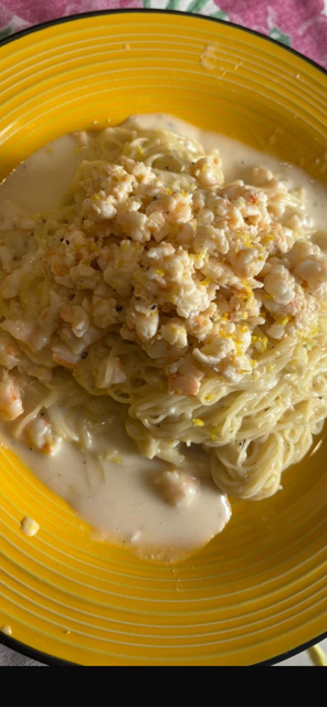 tagliolini cacio e pepe e lime