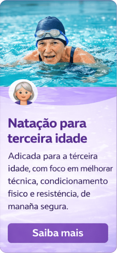 Natação para terceira idade