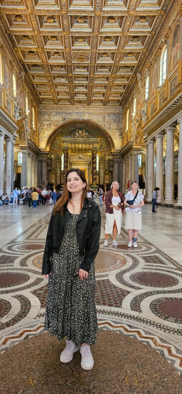Foto tirada na Basilica de Santa Maria Maggiore, em Roma