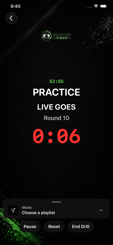 Live Practice timer