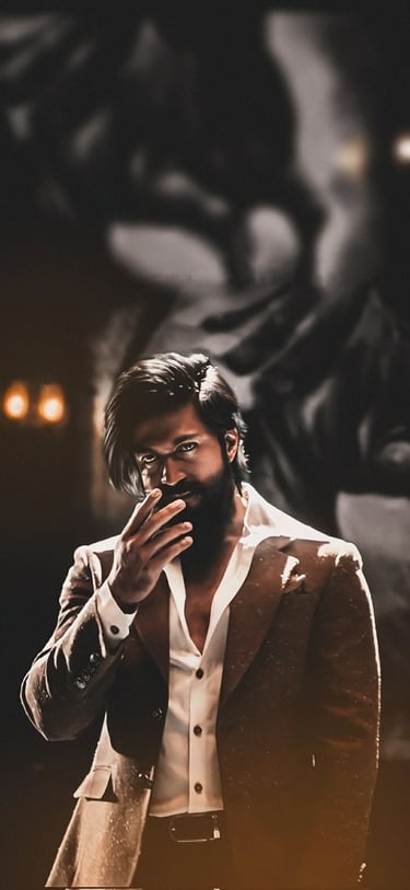 a man in a suit and tie is smoking a cigarette