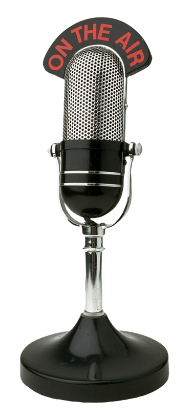 imagen de un micrófono de radio