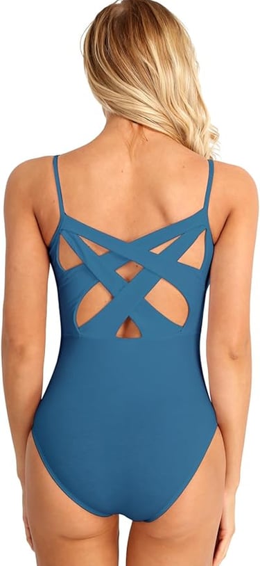 maillot de danza ballet de color gris azulado