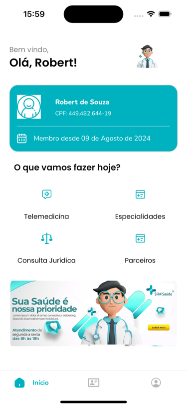 tela do aplicativo spass benefícios