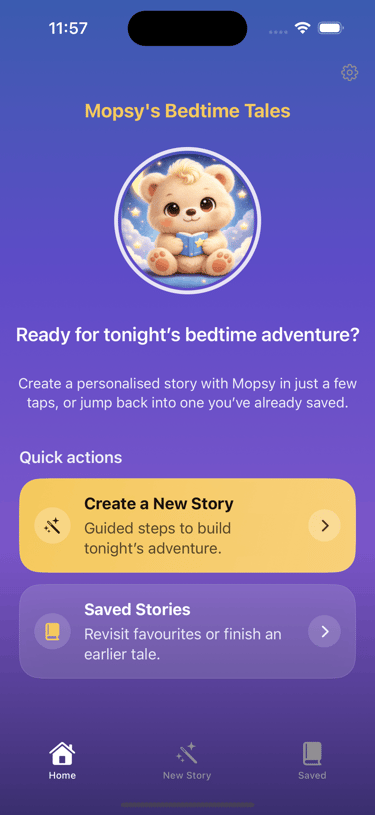 iPhone image of app home screen