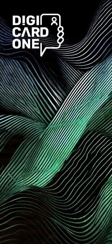 digital business card overlay background