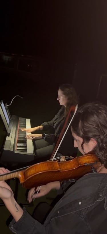 II CATA DE VINOS BAJO LAS ESTRELLAS 2024 (Aldara Otero «Violín» y Aldara Pérez «Piano»)