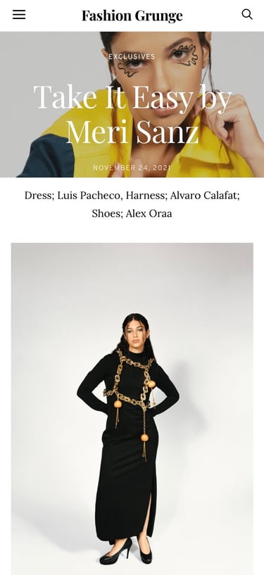 Calzado Alex Oráa en editorial "Take it easy" de la revista Fashion Grounge