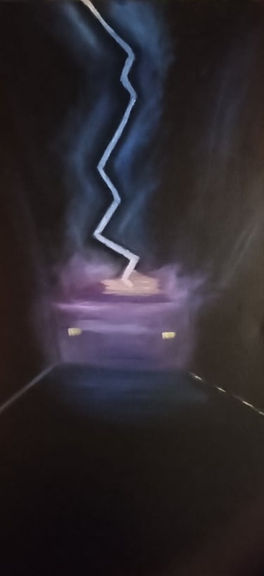 Shock Strike (painting) Kylee Nicole Smith
