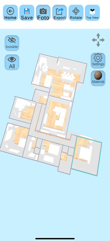 Floor Plan Scanner App to scan your rooms and floor plan easy with your mobile device.