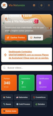 Print da Tela do App Vianaturezaplay