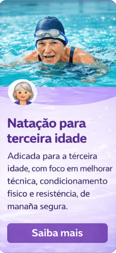 Natação para terceira idade