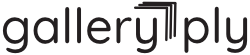GalleryPly Lettering Logo