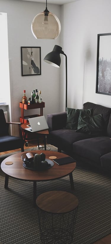 Bright living room with modern inventory