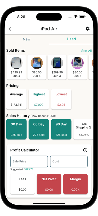ereseller screenshot