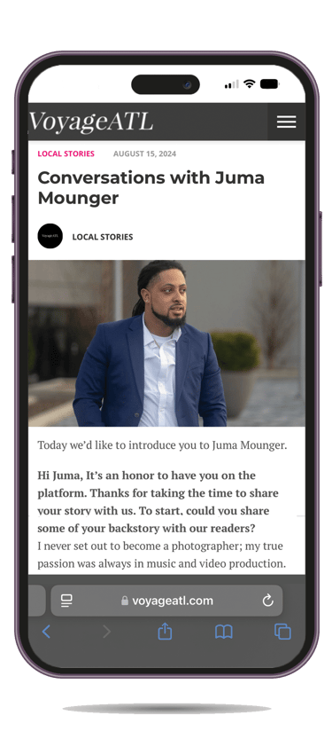 magazine article featuring a man in a suit 