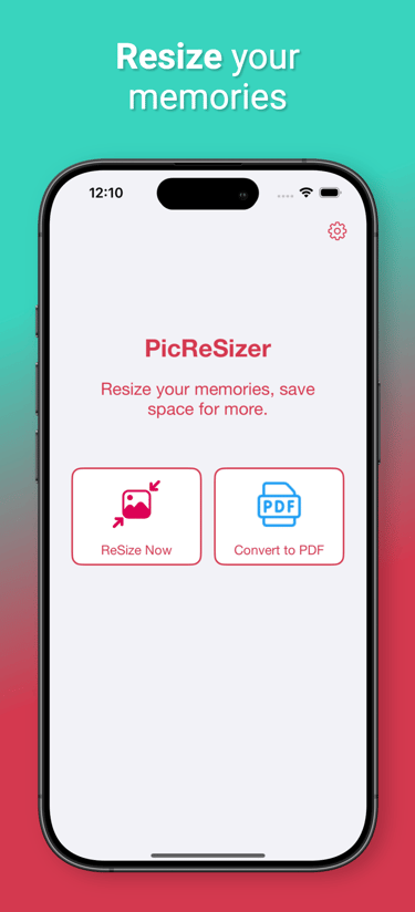 PicReSizer, Resize your memories