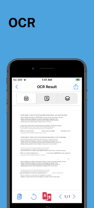 PDF OCR