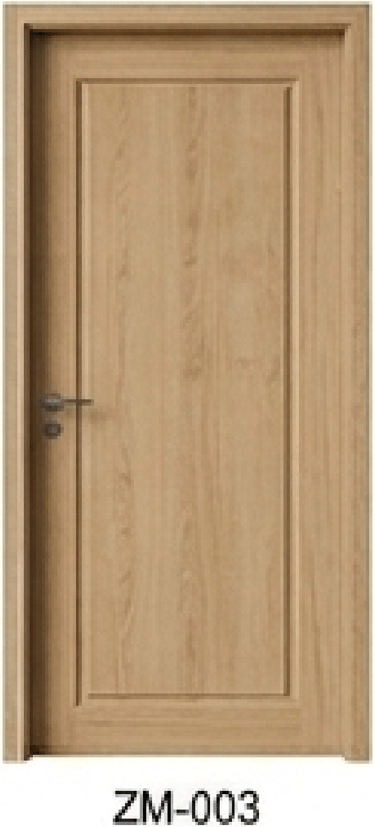 Scratch-resistant bedroom door,modern light oak interior wood door