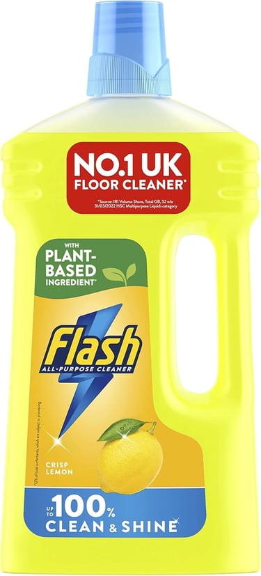 a bottle of flash lemonader cleaner