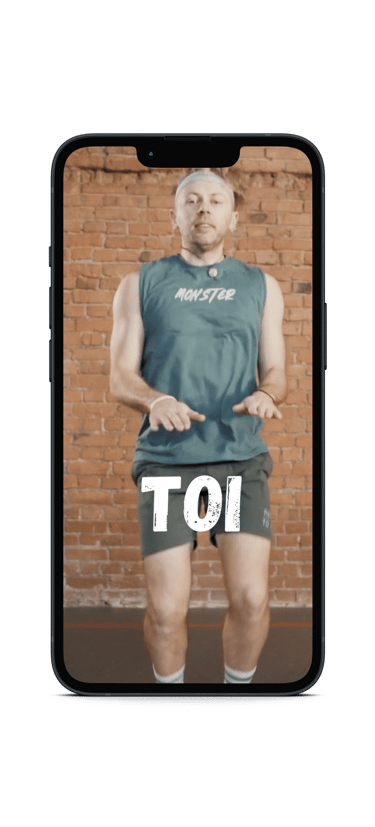 homme qui fait du sport avec une application de sport
