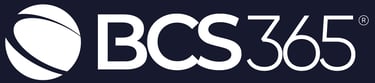 a logo for BCS365 -  Cybersecurity and Managed IT support