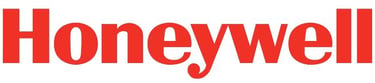 Official red Honeywell corporate logo on a white background for industrial brand recognition.