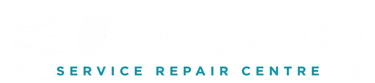 G.C Auto Service Repair Centre logo featuring a white car outline on a black background.