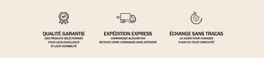 qualité éxpedition échange