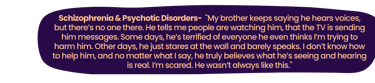 Schizophrenia & Psychotic Disorders