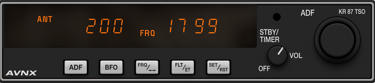 AVNX KR 87 TSO replica with high-resolution digital display