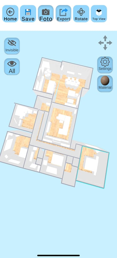 Floor Plan Scanner App to scan your rooms and floor plan easy with your mobile device.
