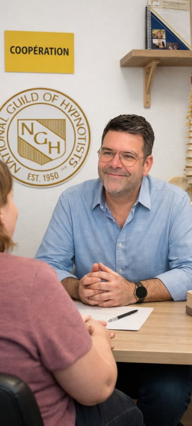 Thomas Beaucher 1er rendez-vous avec une consultante  pour la gestion du poids