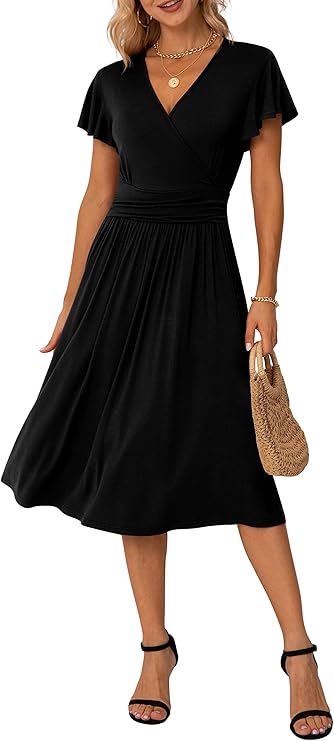 Womens Summer Wrap Dress